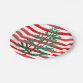 Little Blue Truck thema kerstboom Papieren Bordje (Gekanteld)