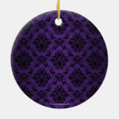 "Little Blue" Violet Lily Butterfly Fairy Ornament (Achterkant)