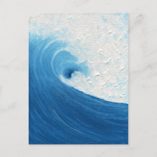 Little Blue Wave Briefkaart