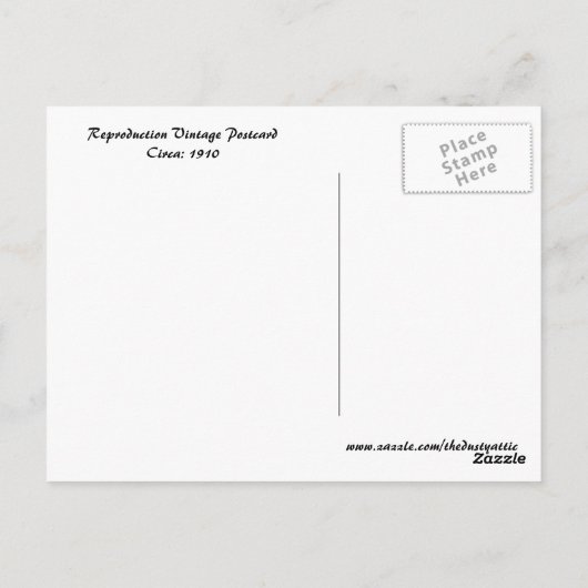  Little Bo Peep Briefkaart (Achterkant)