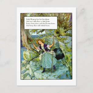 Little Bo-Peep Briefkaart