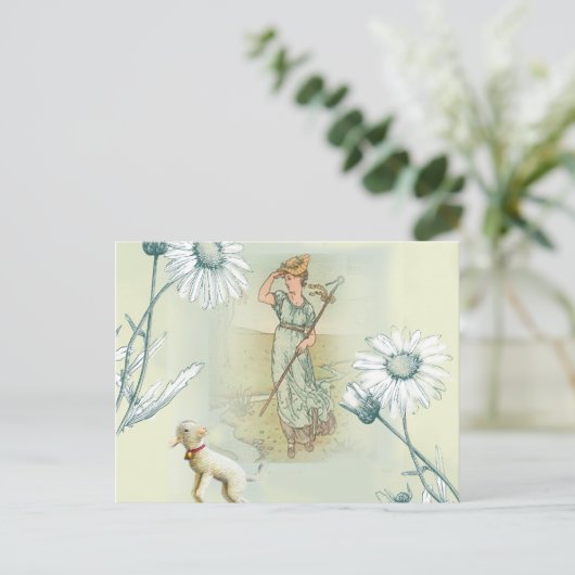 Little Bo Peep Briefkaart (Staand voorkant)