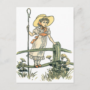 Little Bo Peep Briefkaart