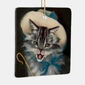 "Little Bo-Peep" Cat Art van GL Barnes Keramisch Ornament (Rechts)