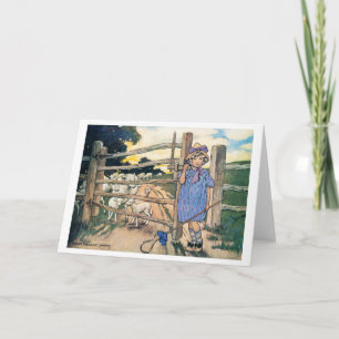 Little Bo-Peep, Jessie Willcox Smith Kaart