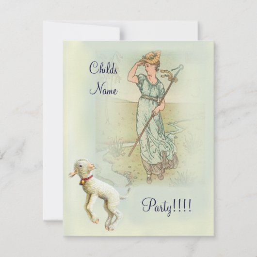 Little Bo Peep Kaart (Voorkant)