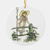 Little Bo Peep Keramisch Ornament (Voorkant)
