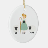 Little Bo Peep Keramisch Ornament (Rechts)