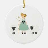 Little Bo Peep Keramisch Ornament (Voorkant)