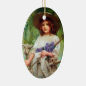 Little Bo Peep Keramisch Ornament (Rechts)