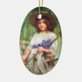Little Bo Peep Keramisch Ornament (Links)