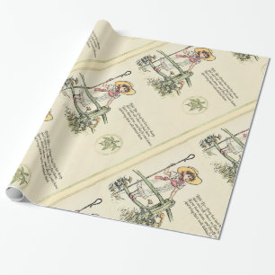 Little Bo-Peep: Klassieke Kate Greenaway-kinderkam Cadeaupapier