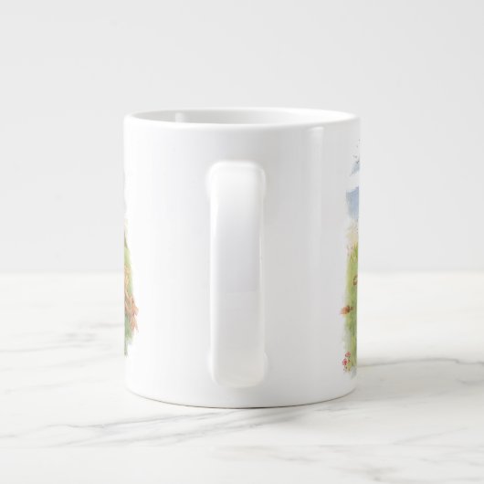  Little Bo Peep Moeder Goose Nursery Rhyme Grote Koffiekop (Achterkant)