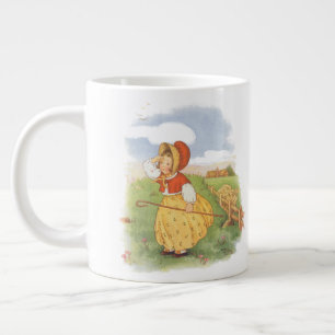 Little Bo Peep Moeder Goose Nursery Rhyme Grote Koffiekop