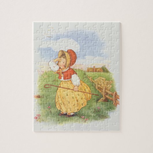 Little Bo Peep Moeder Goose Nursery Rhyme Legpuzzel (Verticaal)