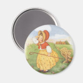  Little Bo Peep Moeder Goose Nursery Rhyme Magneet (Voorkant / Achterkant)