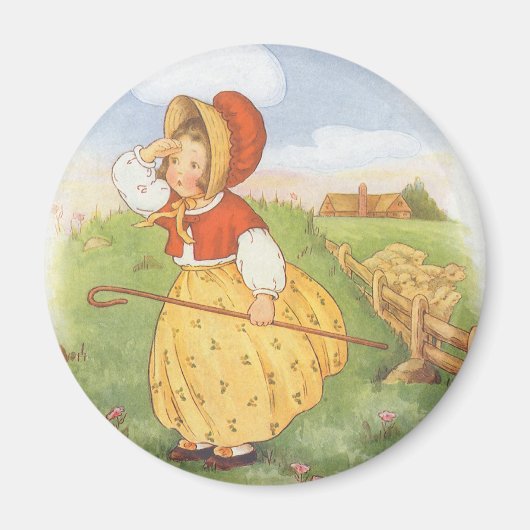  Little Bo Peep Moeder Goose Nursery Rhyme Magneet (Voorkant)