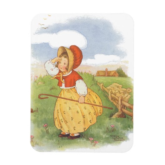  Little Bo Peep Moeder Goose Nursery Rhyme Magneet (Verticaal)