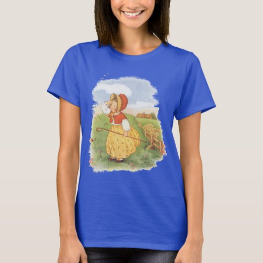  Little Bo Peep Moeder Goose Nursery Rhyme T-shirt (Voorkant)