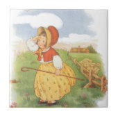  Little Bo Peep Moeder Goose Nursery Rhyme Tegeltje (Voorkant)