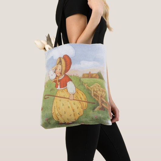  Little Bo Peep Moeder Goose Nursery Rhyme Tote Bag (Dichtbij)
