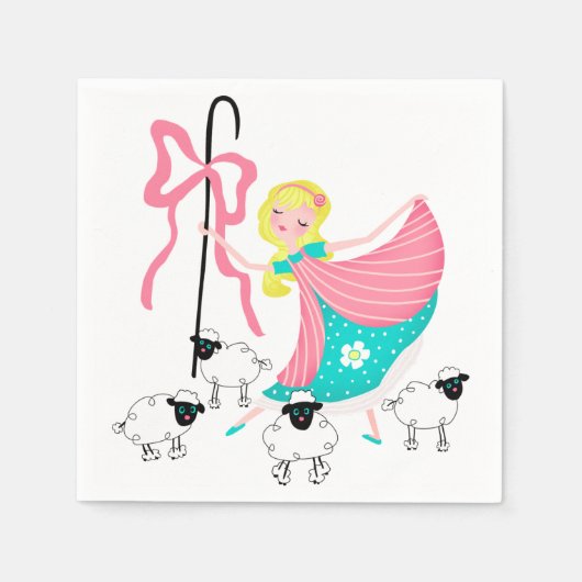 Little Bo Peep Napkins Servetten (Voorkant)