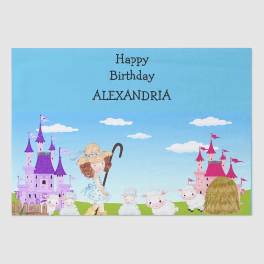 Little Bo Peep New Fun Kinder Fab Amazing Tissuepapier (Voorkant)