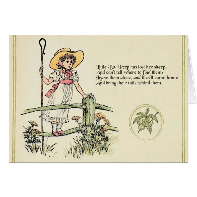 Little Bo Peep Nursery Rhyme (Voorkant Horizontaal)