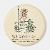 Little Bo Peep Nursery Rhyme Magneet (Voorkant)