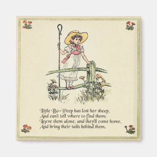 Little Bo Peep Nursery Rhyme Magneet