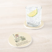 Little Bo Peep Nursery Rhyme Zandsteen Onderzetter (Zijkant)