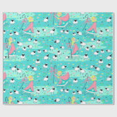Little Bo Peep spring wrappaper Cadeaupapier (Vlak)
