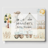 Little Boerderij Animal Baby shower Neutral Gasten Gastenboek (Voorkant)