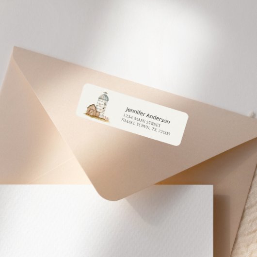 Little Boerderij Nursery Animals Baby shower Etiket