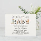 Little Boerderij Nursery Animals Baby shower Invit Kaart (Staand voorkant)