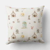 Little Boerderij Nursery Animals Baby Sierkussen (Achterkant)