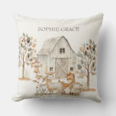 Little Boerderij Nursery Animals Baby Sierkussen (Voorkant)