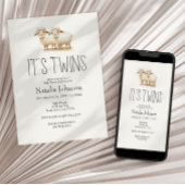 Little Boerderij Nursery Animals Twins Baby shower Kaart