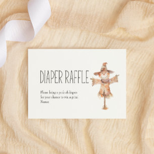 Little Boerderij Nursery Baby shower Luier Raffle  Notitiekaartje