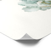 Little Boerderij Nursery Baby shower Luier Raffle  Poster (Hoek)