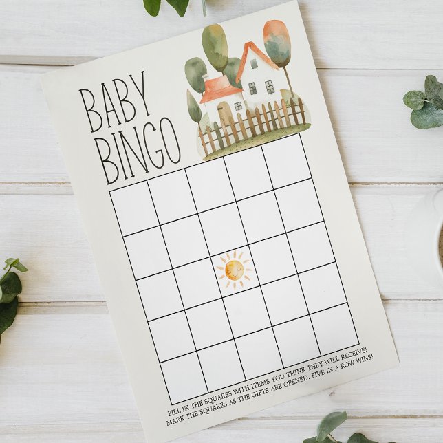 Little Boerderij Nursery Dubbelzijdig Baby shower  (Creator heeft geüpload)