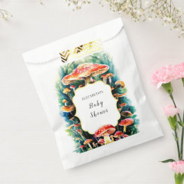 Little Boho Mushroom Baby shower Bedankzakje