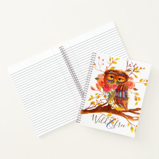 Little Boho Owl Notitieboek (Binnen)
