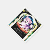 Little Boho Wolf Baby shower Servet (Hoek)