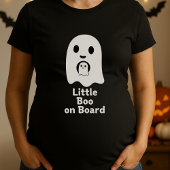Little Boo aan boord van Ghost Maternity Halloween T-shirt