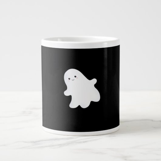 Little Boo Aesthetic Cool Style Grote Koffiekop (Voorkant)
