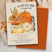 Little Boo Almost Due Rustic Pumpkin Halloween Kaart