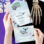 Little Boo Baby boy Baby shower All In One Uitnodiging