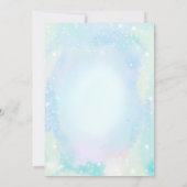 Little Boo Baby Boy Blauw Baby shower Kaart (Achterkant)