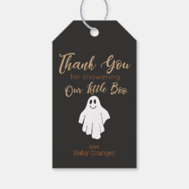 Little Boo Baby shower Bedankt voor je keuze Cadeaulabel